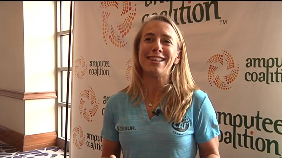 Sarah Reinertsen at Amputee Coalition Conference 2018